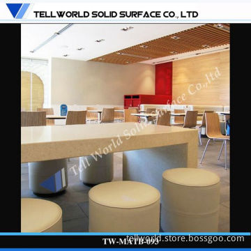 Long Dining Bench Table for Restaurant